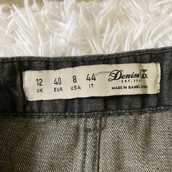 Denim Co Gray Denim Mini Skirt 8 - Picture 6 of 7